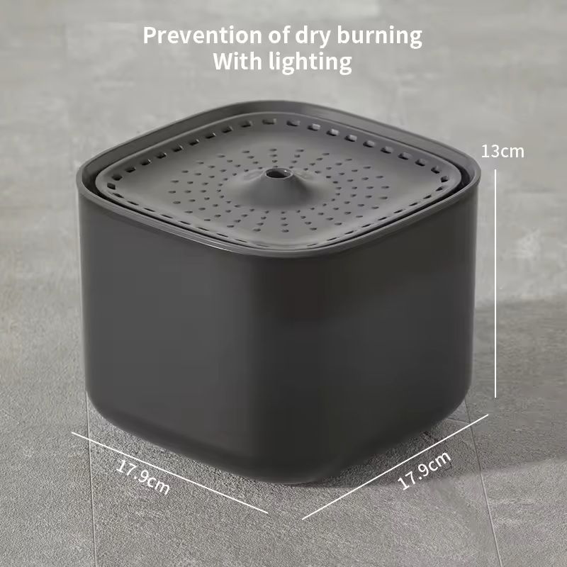 3L Cat Water Fountain With Recirculating Filter And USB Quiet Pump 10