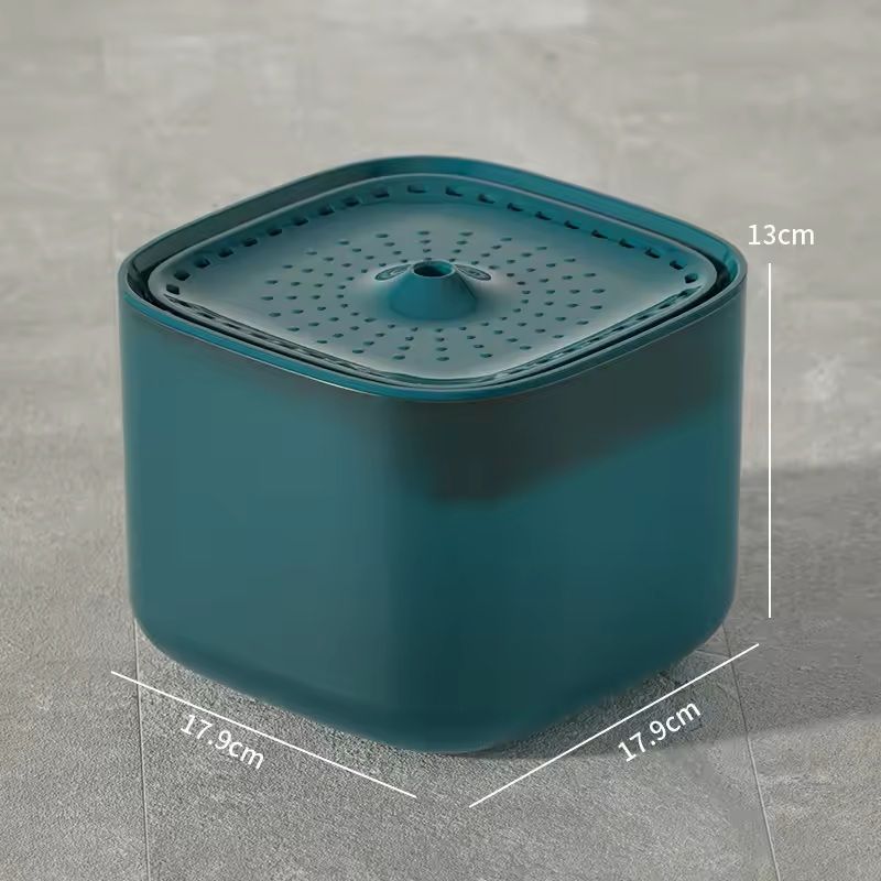 3L Cat Water Fountain With Recirculating Filter And USB Quiet Pump 9