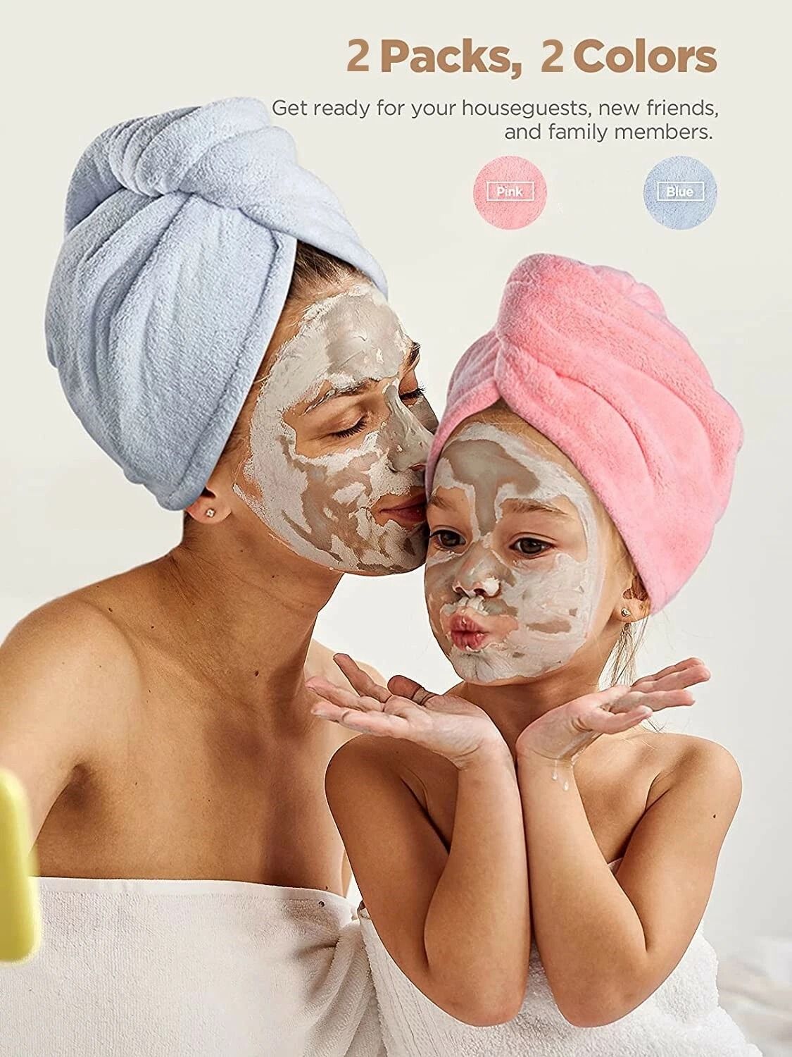 Rapid Fast Drying Hair Towel Turban Wrap Ultra Absorbent Microfiber Shower Cap For Wet Hair Soft Ba 9