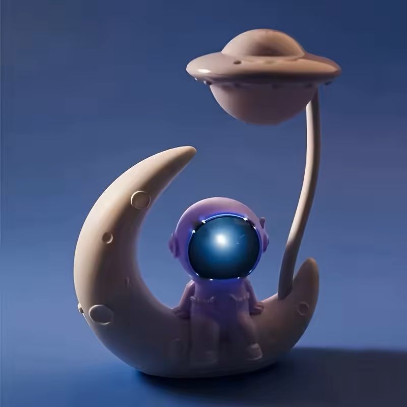 Creative Moon Astronaut LED Nightlight For Bedroom And Holiday Decor 3