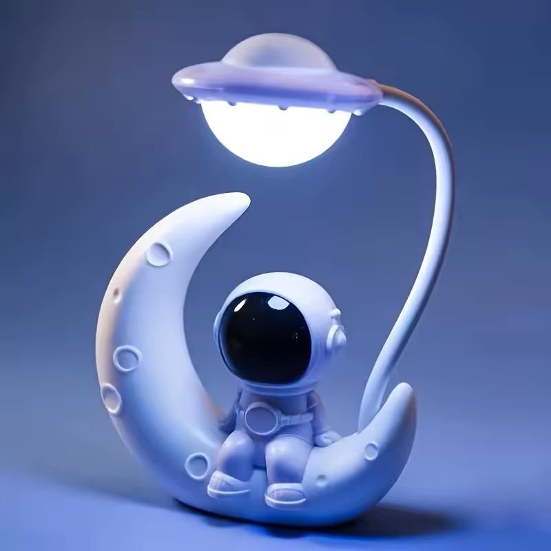 Creative Moon Astronaut LED Nightlight For Bedroom And Holiday Decor 4