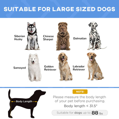 Elevated Dog Bed Raised Pet Cot With Oxford Fabric For Indoor  Outdoor Use 2