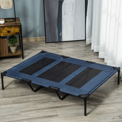 Elevated Dog Bed Raised Pet Cot With Oxford Fabric For Indoor  Outdoor Use 11