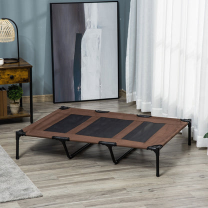 Elevated Dog Bed Raised Pet Cot With Oxford Fabric For Indoor  Outdoor Use 12