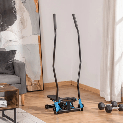Full Body Workout Stepper Stepping Exercise Machine for Home Gym with LCD, Compact Cardio Trainer for Weight Loss