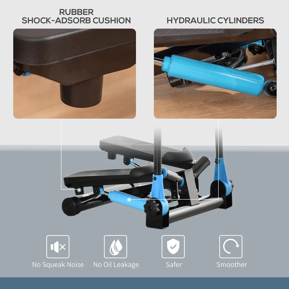 Full Body Workout Stepper Stepping Exercise Machine For Home Gym With LCD Compact Cardio Trainer Fo 8