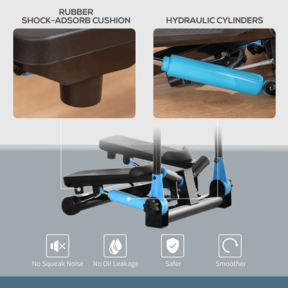 Full Body Workout Stepper Stepping Exercise Machine For Home Gym With LCD Compact Cardio Trainer Fo 8