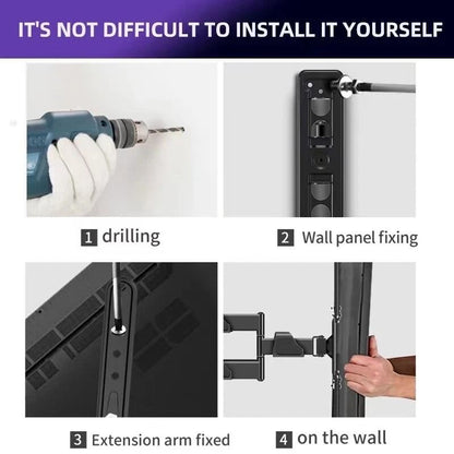 FixedTiltFull Motion TV Wall Mount Bracket  Fits 1070 Inch TVs  Universal VESA Compatible For Upto  2