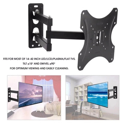 FixedTiltFull Motion TV Wall Mount Bracket  Fits 1070 Inch TVs  Universal VESA Compatible For Upto  9