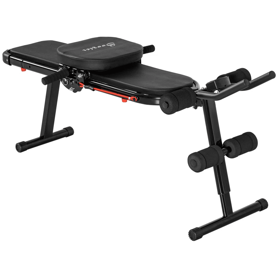 Foldable MultiUse Ab Trainer Abdominal Cruncher Sit Up Bench  Side Shaper For Home Gym 1