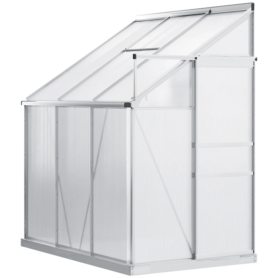 Walkin Garden Polycarbonate Greenhouse Kit With Adjustable Vent Clear HeavyDuty Outdoor Plant Grow  5