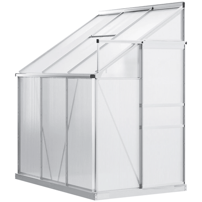 Walkin Garden Polycarbonate Greenhouse Kit With Adjustable Vent Clear HeavyDuty Outdoor Plant Grow  5