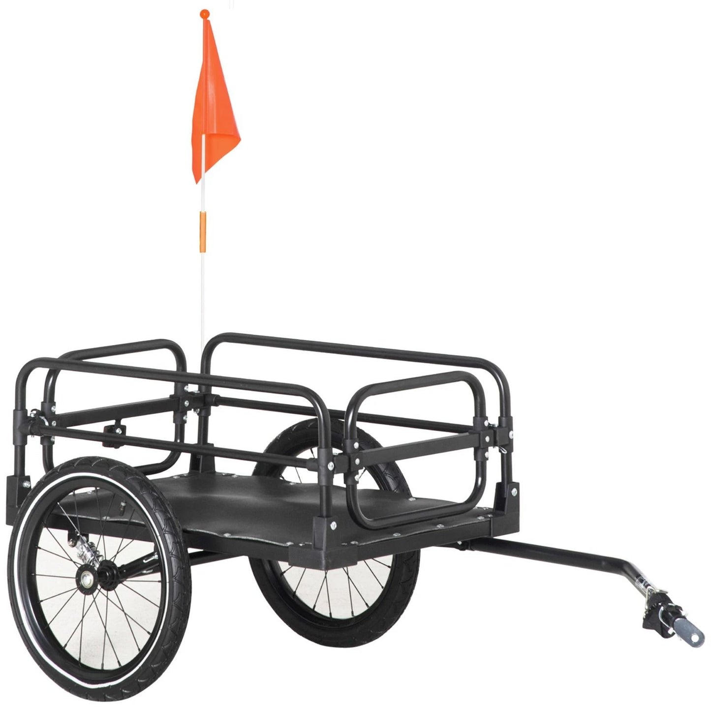 HeavyDuty Bike Cargo Trailer 16 Big Wheels W Suspension  Bike Wagon For Hauling  Transport 7