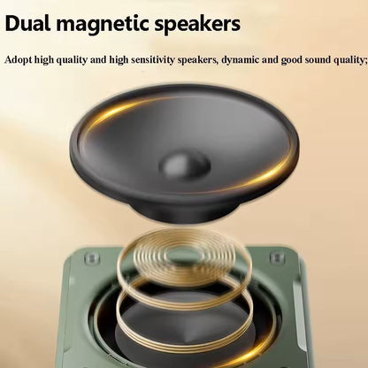 Mini Digital FM Radio With Bluetooth Speaker And USB TF Card Playback 4