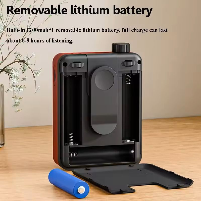 Mini Digital FM Radio With Bluetooth Speaker And USB TF Card Playback 3