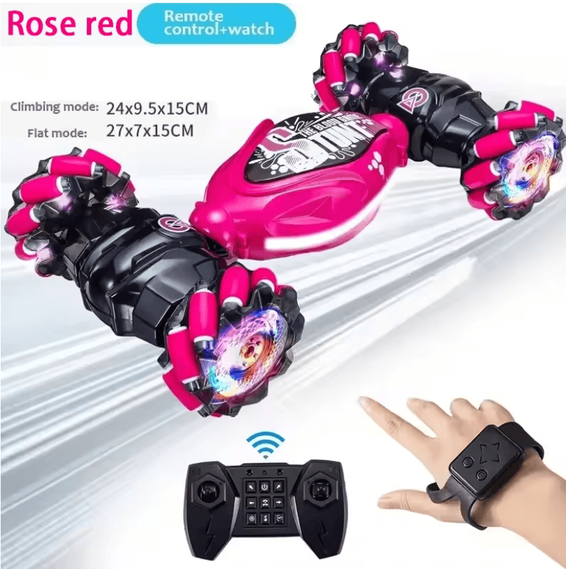 4WD Gesture Control Stunt Car  Remote Twist  Drift Toy With LED Lights 2