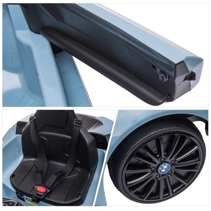 Licensed BMW I8 Coupe Electric Kids RideOn Car  6V BatteryPowered Toy Car In Blue For Ages 38 2