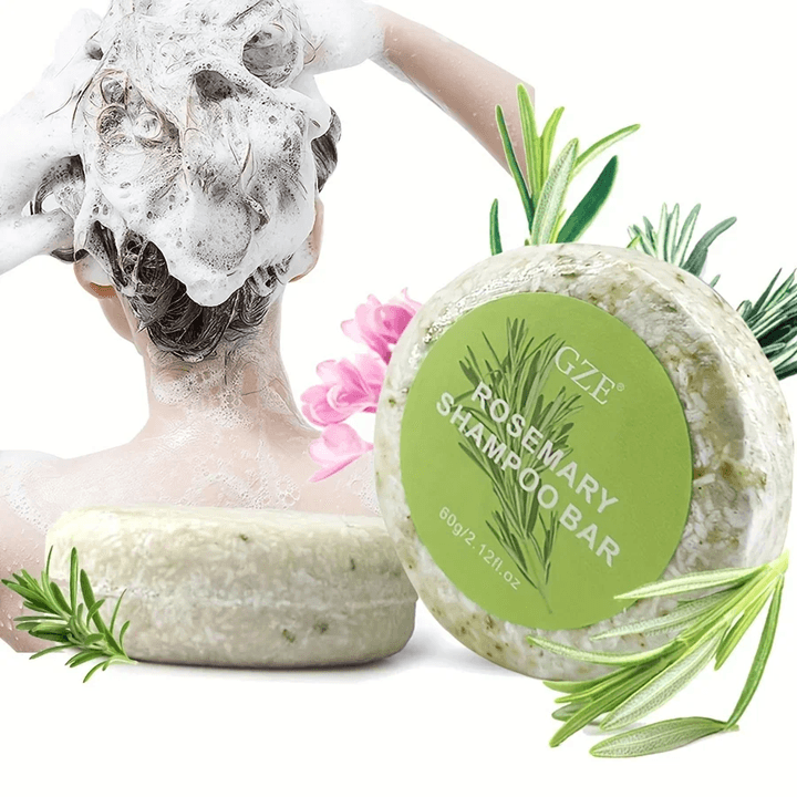 Rosemary Hair Strengthening Shampoo Bar – Nourishes and Revives Weak Hair Naturally