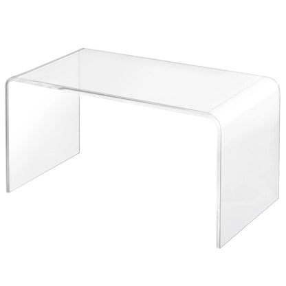 32 Long Acrylic End Side Table  Modern Waterfall Living Room Table For Indoor  Outdoor Use 5