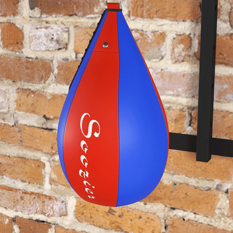 Height Adjustable Soozier Wall Mounted Speed Bag Platform, Heavy Duty Boxing Speedball Platform for Home Workout