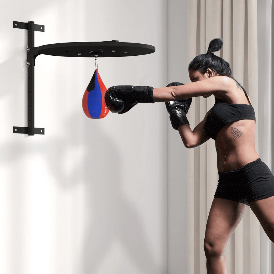 Height Adjustable Soozier Wall Mounted Speed Bag Platform Heavy Duty Boxing Speedball Platform For  2