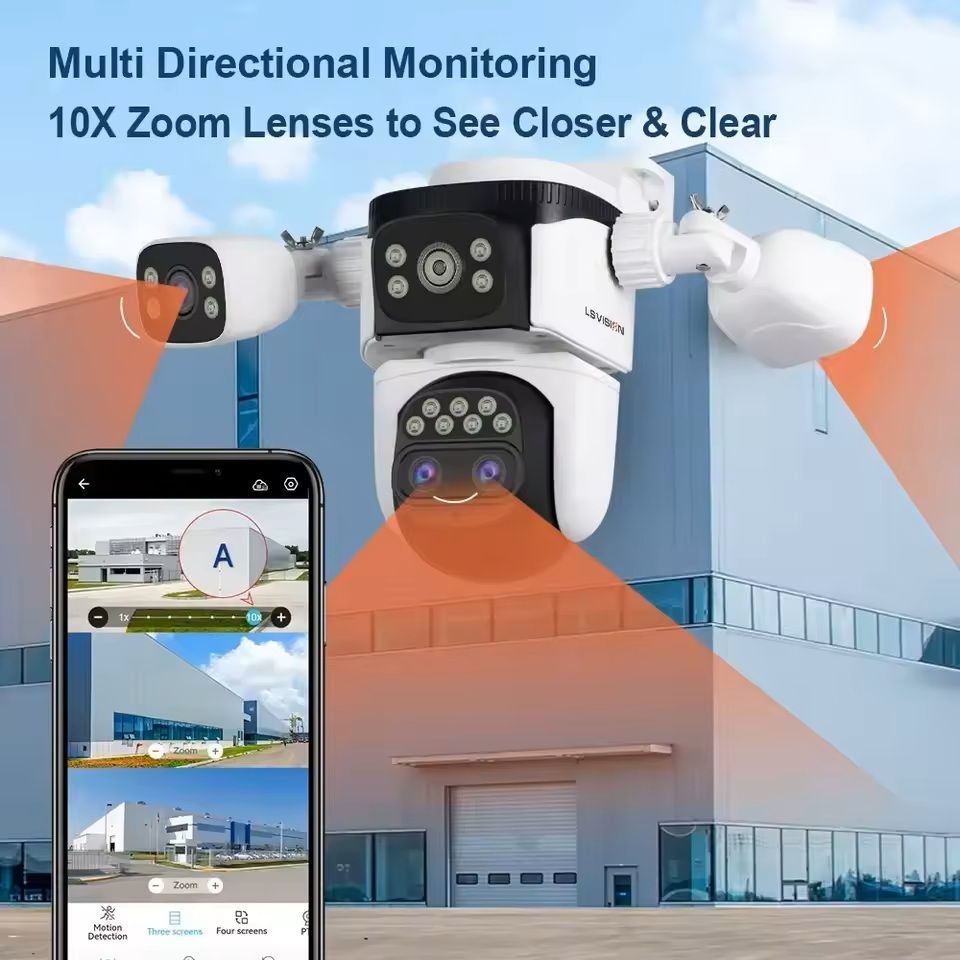 20MP Outdoor WiFi Security Camera With 10X Zoom And Auto Human Tracking 4