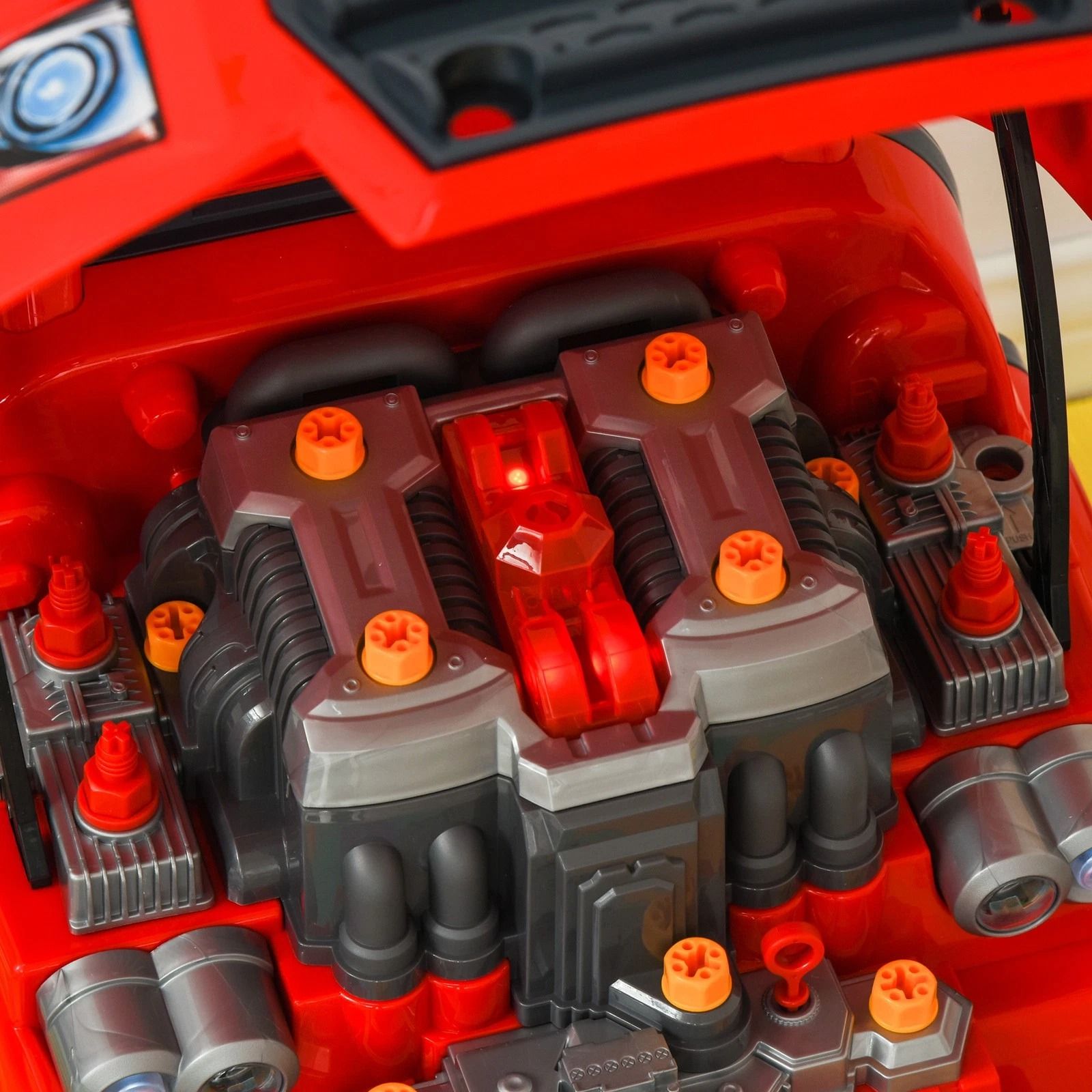 Kids Truck Engine Toy Set Educational Car Maintenance Play For Ages 35 Years 2