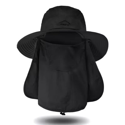 Quick Dry UV Protection Fisherman Hat With Face And Neck Cover 8