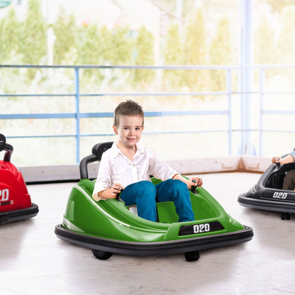 Aosom 12V Kids Bumper Car  360 Spinning RideOn Toy With Parent Remote Control  Safety Belt 8
