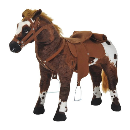 Plush Ride On Horse For Girls  Boys Interactive Toy  Perfect Gift 4