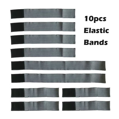 10pcs Conductive Silicone Electrode Pads With Adjustable Fixing Bands 1