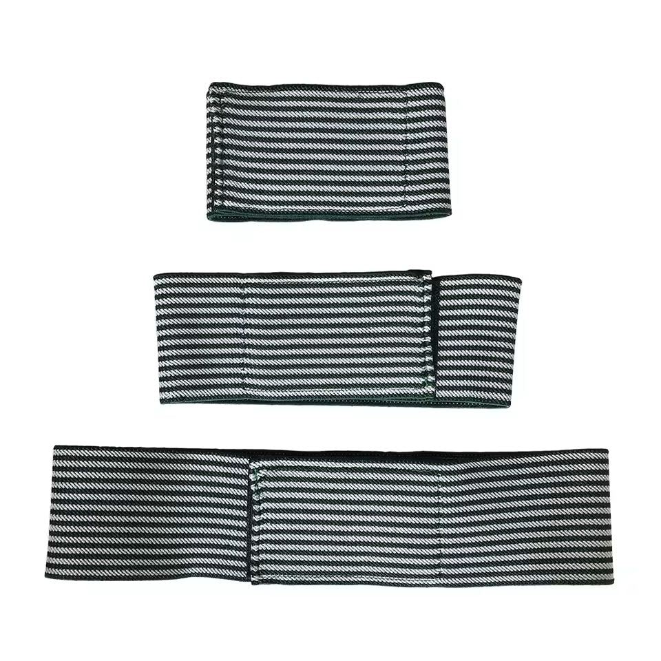 10pcs Conductive Silicone Electrode Pads With Adjustable Fixing Bands 5