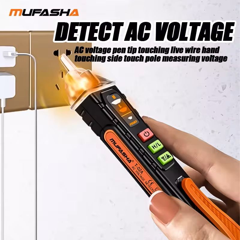 NonContact Voltage Detector Pen AC Tester 121000V 4