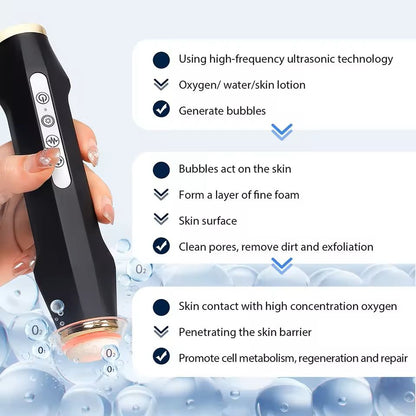 7Color Oxygen Bubble Pen Facial Skin Care Device 2