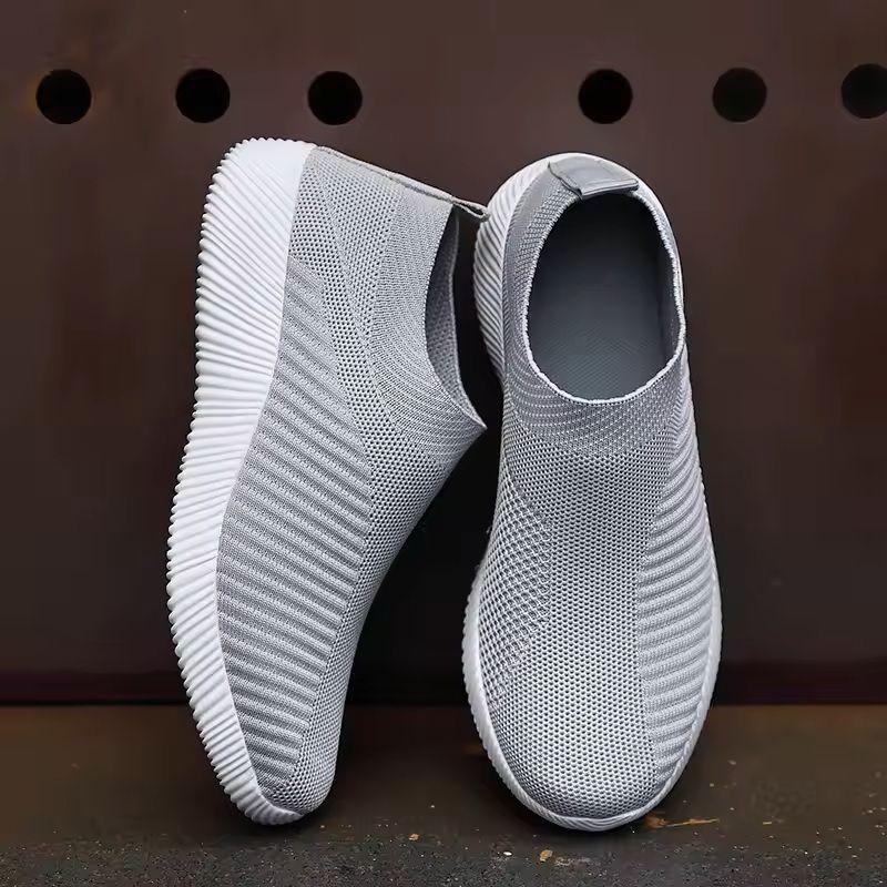 Womens Slip-On Walking Loafers with Cushioned Sole