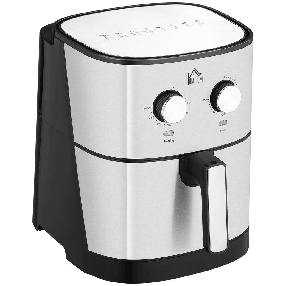 Air Fryer Air Circulation With Timer  Nonstick Basket Oil Reduced Healthy Cooker 1