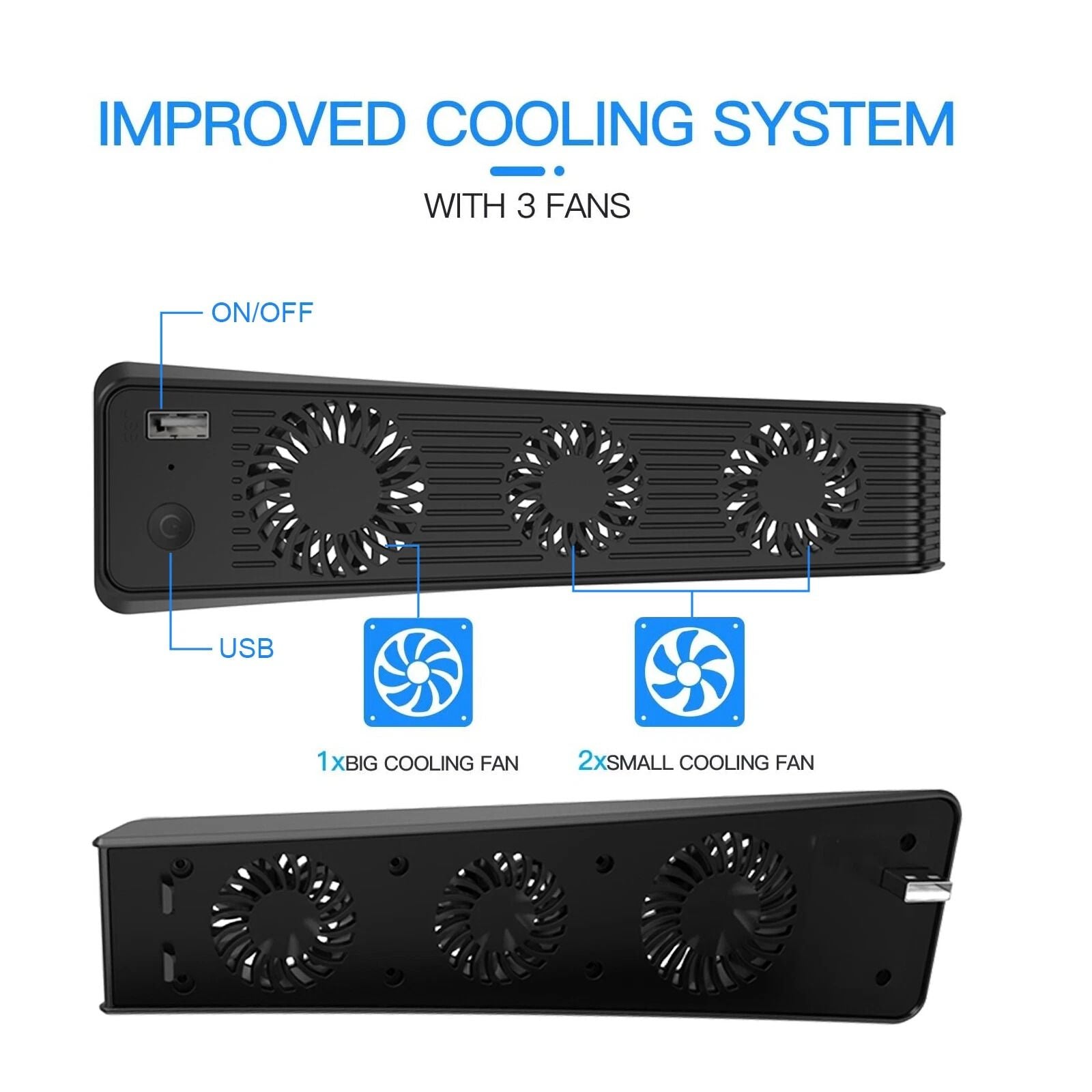 PS5 Cooling Fan External Cooler Game Accessories For PlayStation 5 Host Console 2