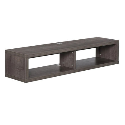 Dark Grey Floating TV Stand Entertainment Center Unit  Wall Mount Media Console With Storage For 50 2