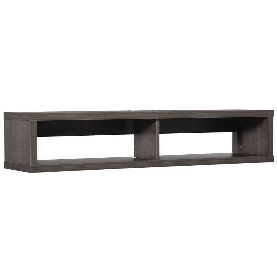 Dark Grey Floating TV Stand Entertainment Center Unit  Wall Mount Media Console With Storage For 50 6