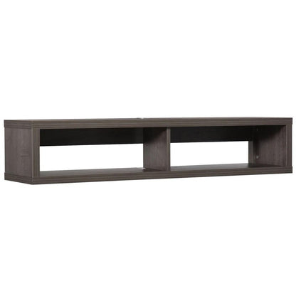 Dark Grey Floating TV Stand Entertainment Center Unit  Wall Mount Media Console With Storage For 50 6