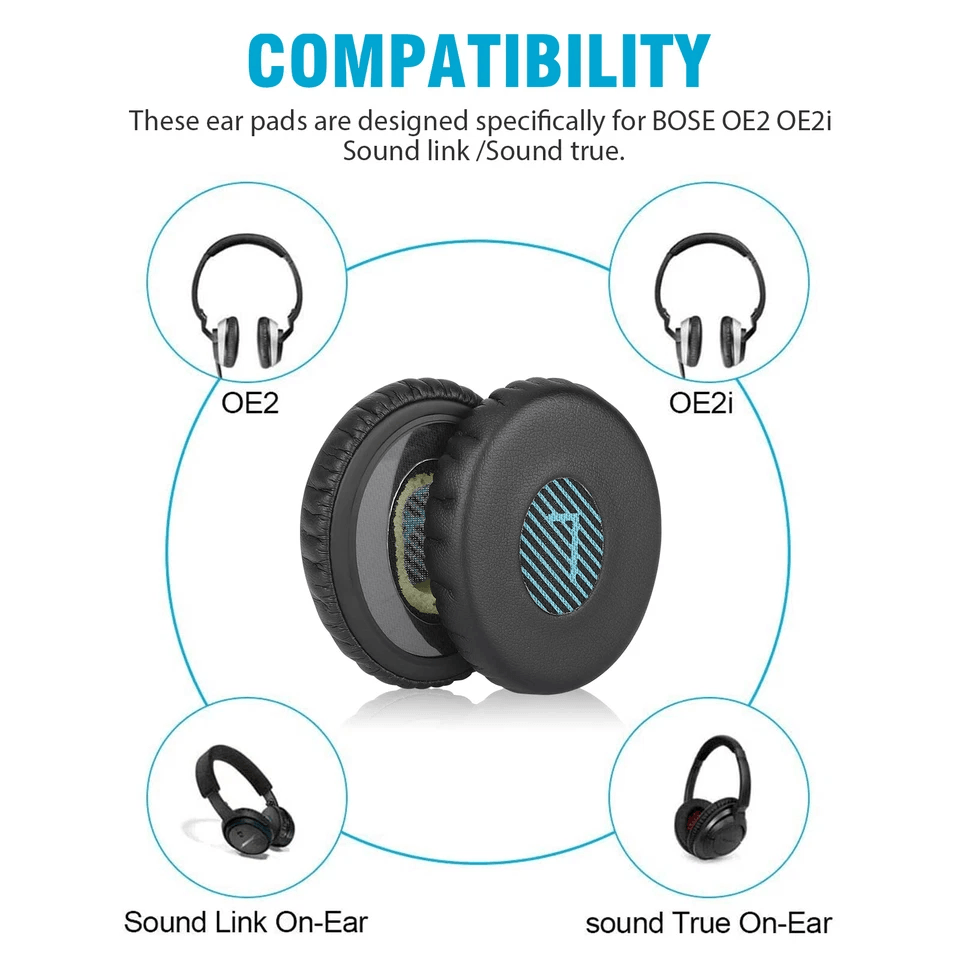 Premium Ear Pads Foam For BOSE Soundlink OnEar Headphones Replacement Soft Cushions For Superior Co 7