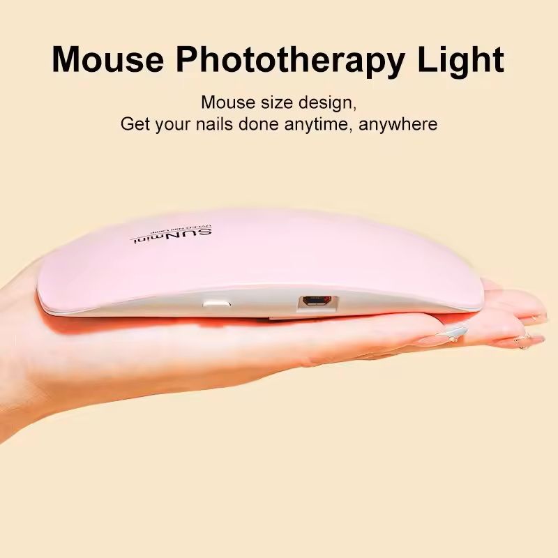 Mini UV Nail Dryer Lamp With 6 LEDs And USB Cable 1