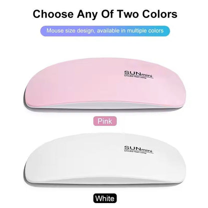 Mini UV Nail Dryer Lamp With 6 LEDs And USB Cable 4