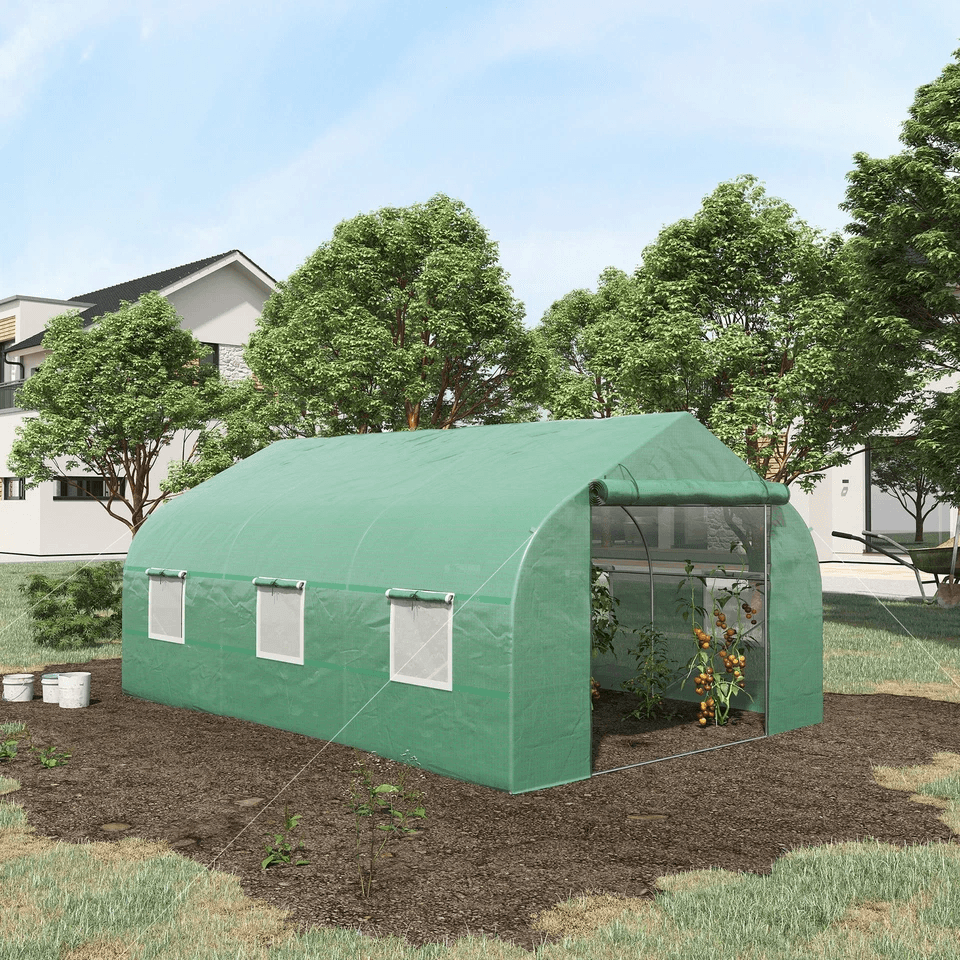Large Portable Walkin Greenhouse Hot Green House For Plant Gardening Outdoor Garden Tent For AllSea 1