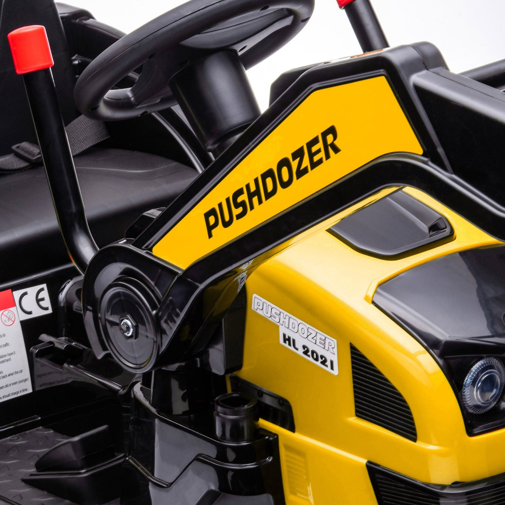 Aosom Kids Digger Ride On Excavator  6V BatteryPowered Tractor With Music  Headlight For Ages 35 7