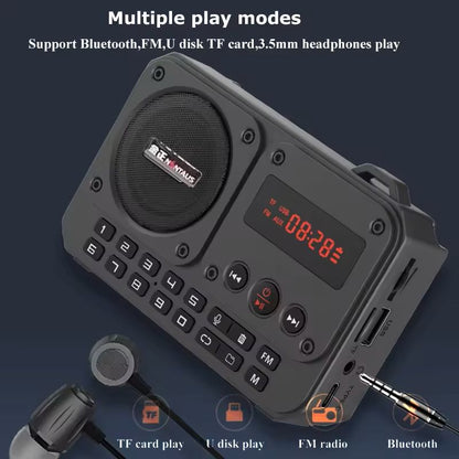 Mini FM Radio With Bluetooth Speaker And LED Display 5