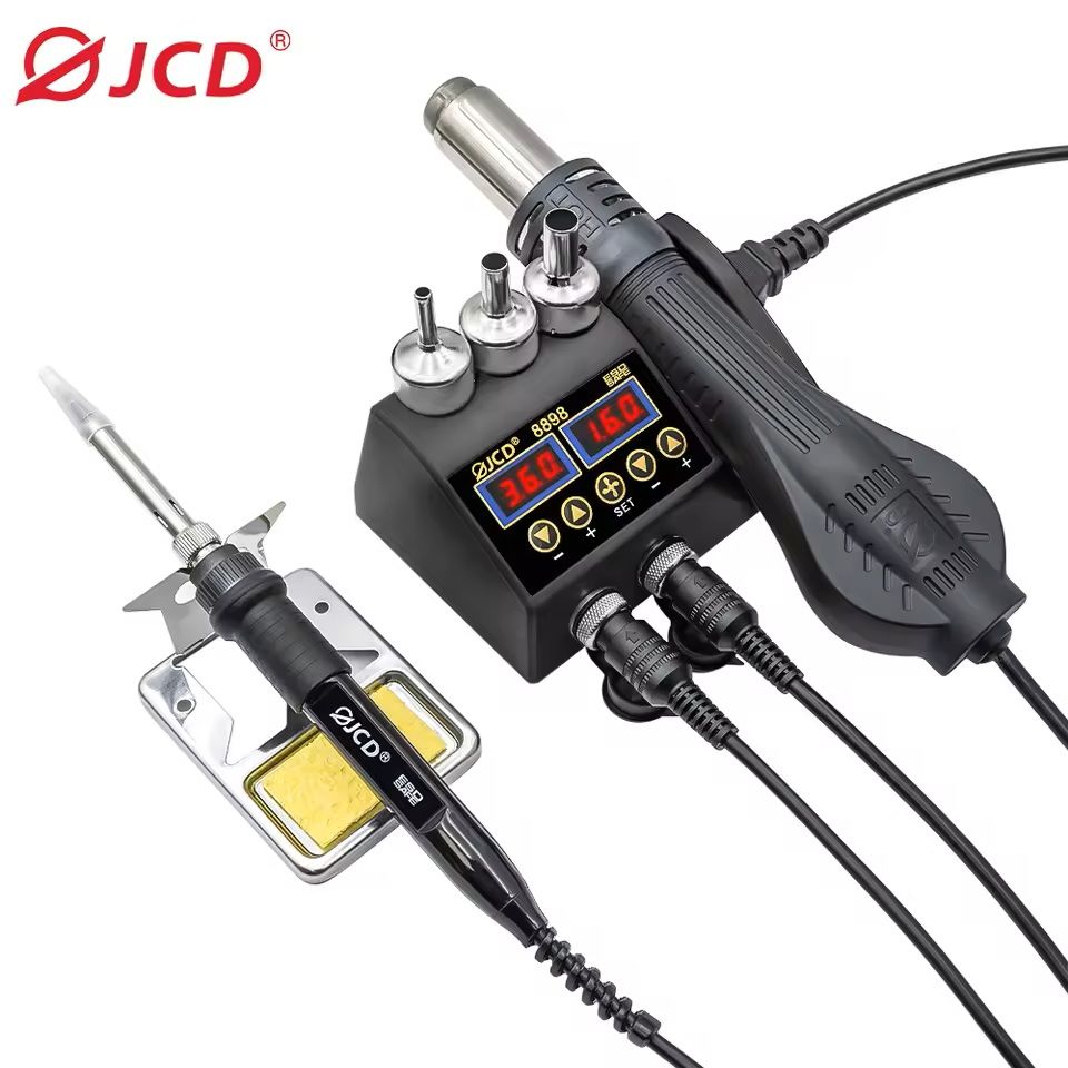 HighPower 2in1 Soldering Station With Hot Air Gun And Adjustable Temperature 7
