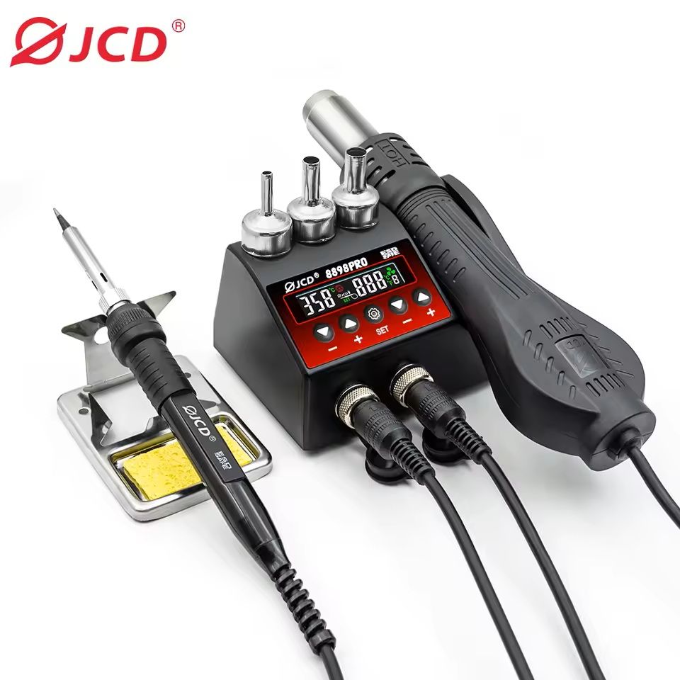 HighPower 2in1 Soldering Station With Hot Air Gun And Adjustable Temperature 8