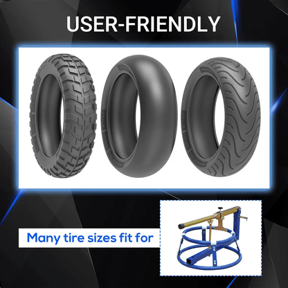 Diameter Portable Motorcycle Tire Changing Stand With Adjustable Height HeavyDuty Motorbike Wheel C 4