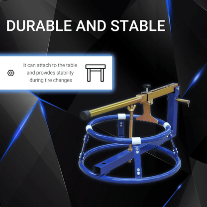 Diameter Portable Motorcycle Tire Changing Stand With Adjustable Height HeavyDuty Motorbike Wheel C 3
